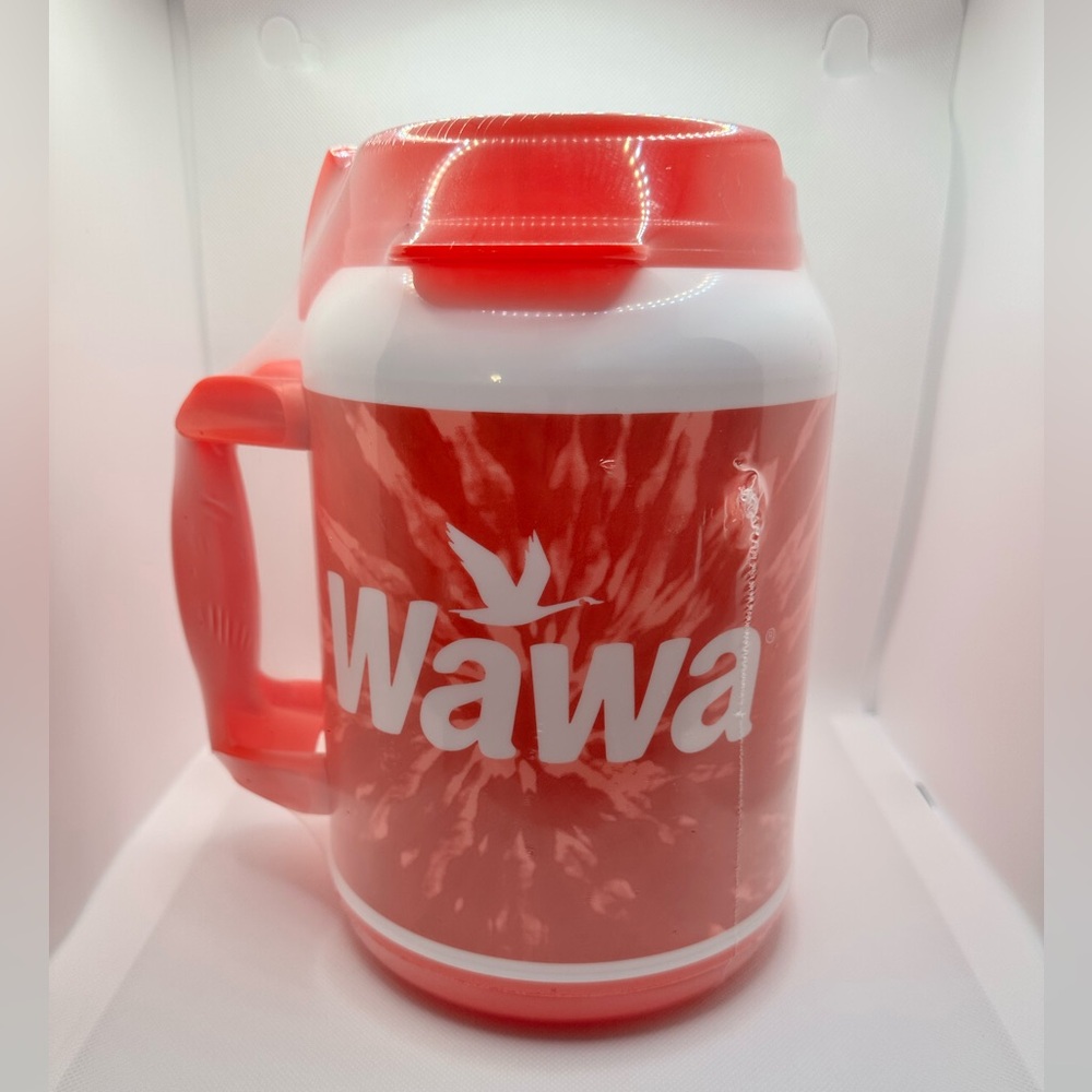 WAWA 64oz Tumbler with Handle and Open/Shut Valve and Unique Design - Brand New!